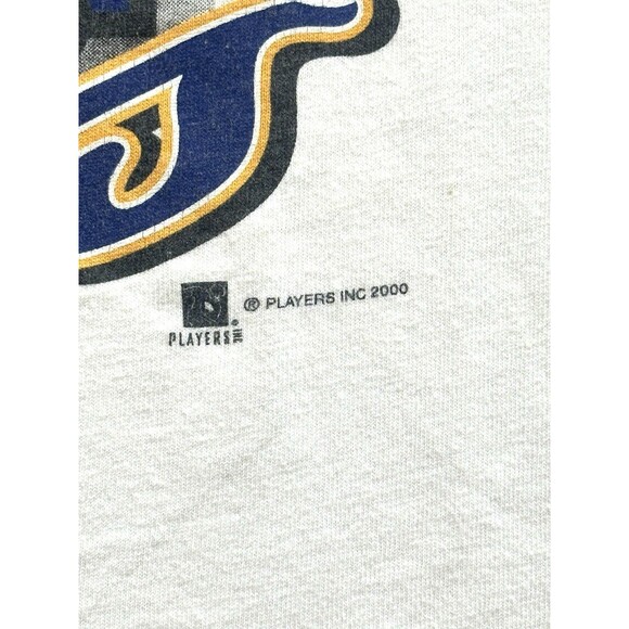 Vintage 90’s St. Louis Rams Football NFC Champions Two Toned Retro T Shirt - Picture 3 of 4